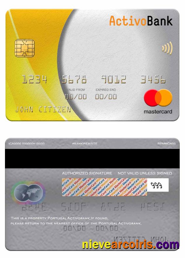 Portugal Activobank mastercard